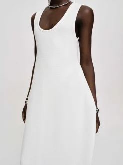 Frauen Source Unknown Kleidung<Adua Vase Midikleid, Weis
