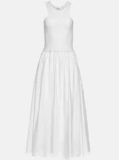 Frauen Source Unknown Kleider<Amal Racer-Tanktopkleid Mit Tiefer Taille, Weis
