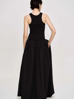 Frauen Source Unknown Kleidung<Amal Racer-Tanktopkleid Mit Tiefer Taille, Schwarz