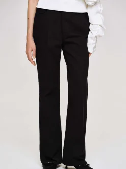 Frauen Source Unknown Kleidung<Ausgestellte Jeans Mit Langem Bein, Schwarz