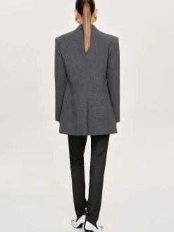 Frauen Source Unknown Kleidung<Blazer Mit Einem Knopf, Anthrazit