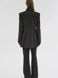 Frauen Source Unknown Kleidung<Corrin Wickelblazer, Anthrazit