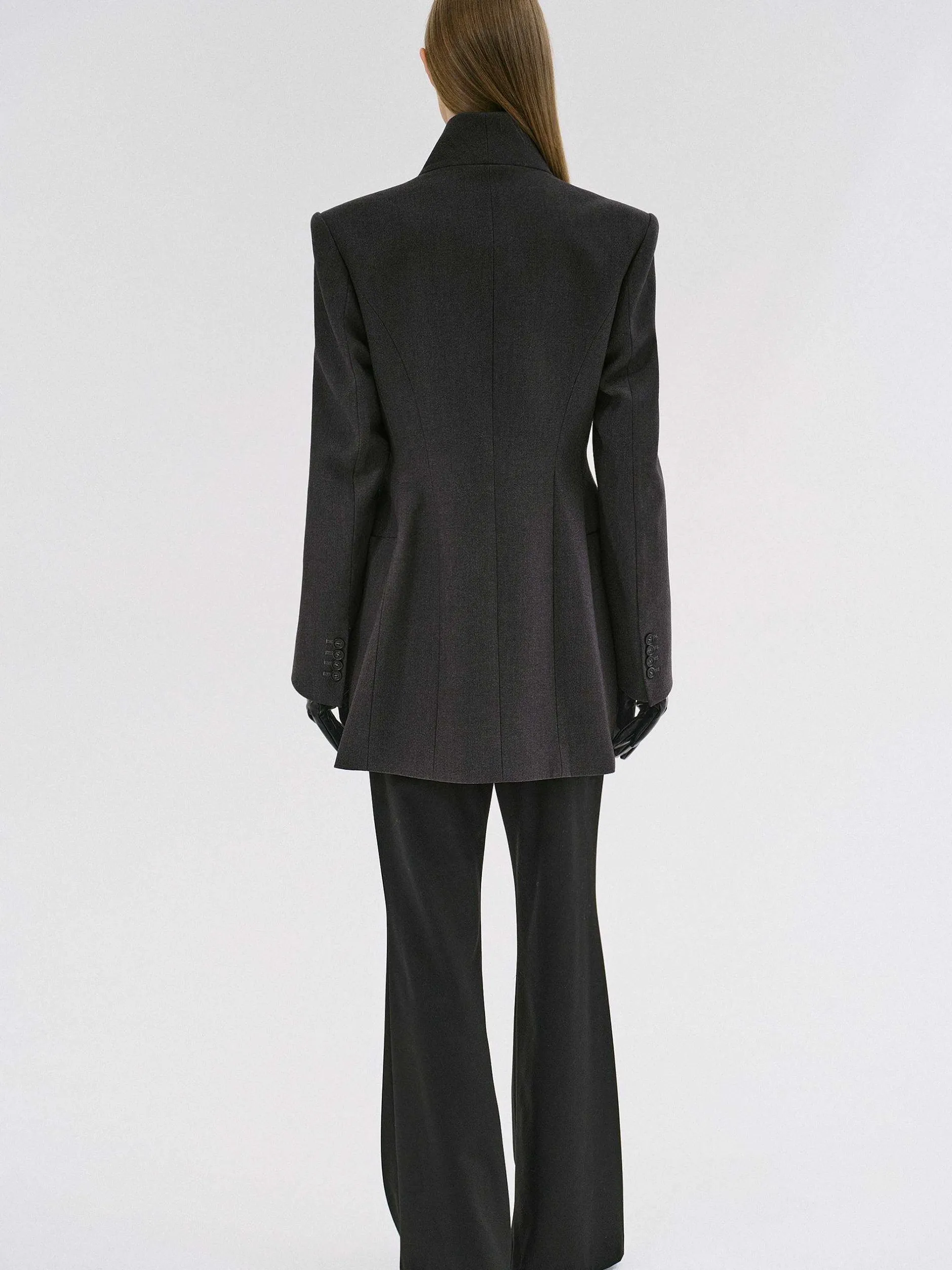 Frauen Source Unknown Kleidung<Corrin Wickelblazer, Anthrazit