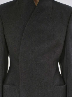 Frauen Source Unknown Kleidung<Corrin Wickelblazer, Anthrazit