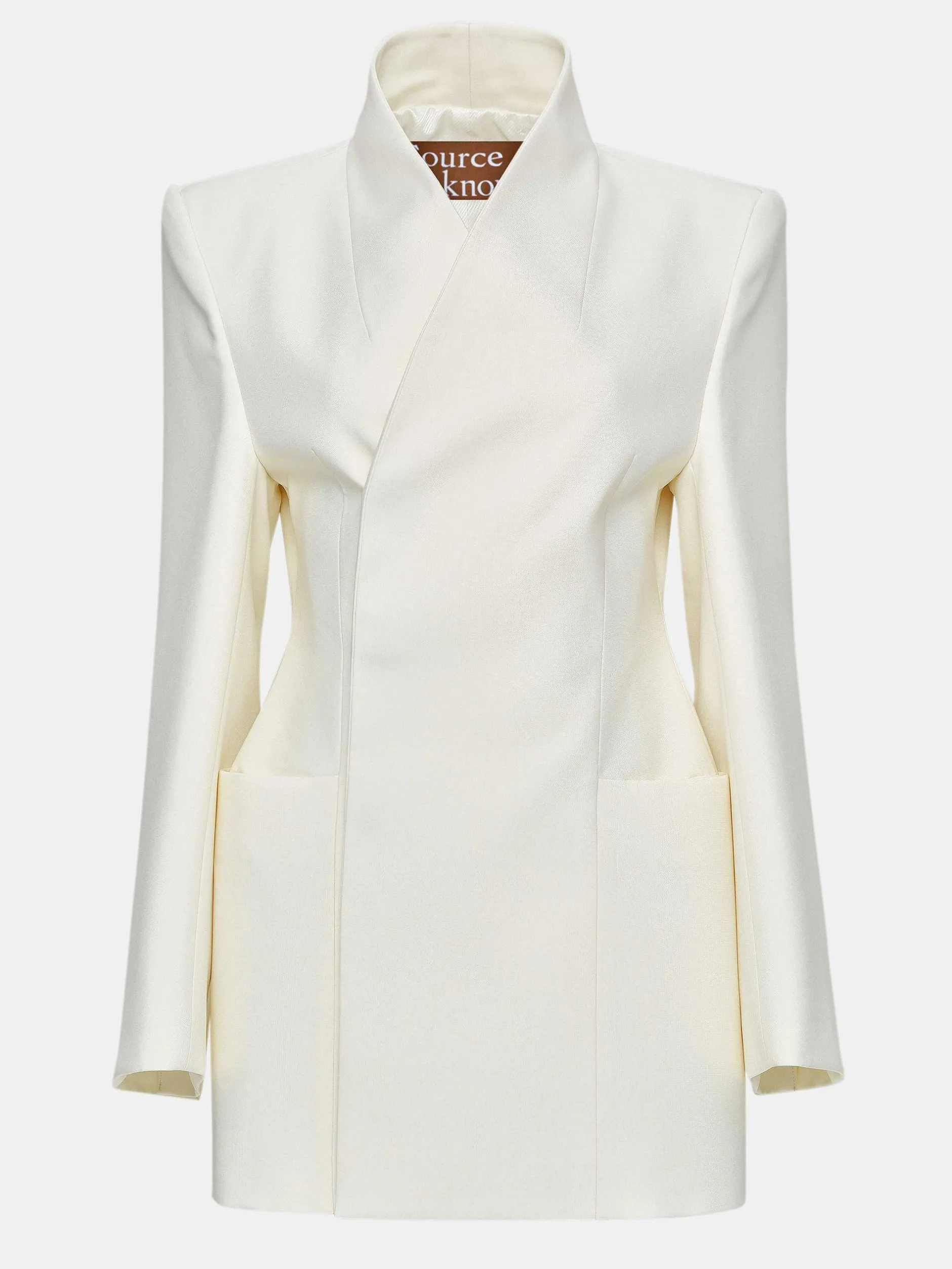 Frauen Source Unknown Oberbekleidung<Corrin Wickelblazer, Creme