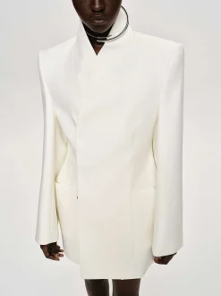 Frauen Source Unknown Kleidung<Corrin Wickelblazer, Creme