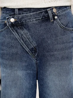 Frauen Source Unknown Kleidung<Crossover-Jeans, Dark Stone Wash