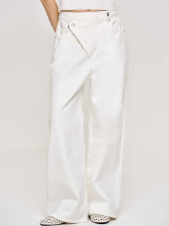 Frauen Source Unknown Denim<Crossover-Jeans, Weis