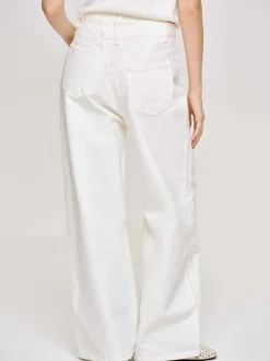 Frauen Source Unknown Kleidung<Crossover-Jeans, Weis
