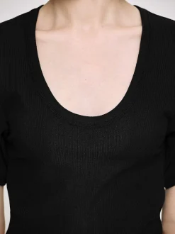 Frauen Source Unknown Zubehör<Deep U T-Shirt, Schwarz