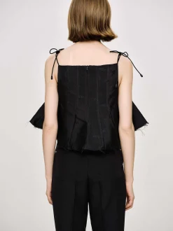 Frauen Source Unknown Kleidung<Extra Verkurztes Camisole, Schwarz