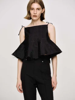 Frauen Source Unknown Kleidung<Extra Verkurztes Camisole, Schwarz