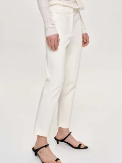 Frauen Source Unknown Unterteile<Gerade Geschnittene Zigarettenhose, Elfenbein