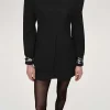 Frauen Source Unknown Zubehör<Geteilte Jacke Mit Taillierter Taille, Schwarz