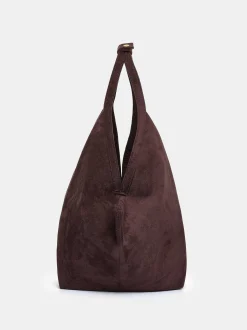 Frauen Source Unknown Kleidung<Grose Gluckskeks-Tasche, Wildlederbraun