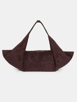 Frauen Source Unknown Schuhe & Taschen<Grose Gluckskeks-Tasche, Wildlederbraun