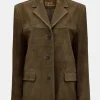 Frauen Source Unknown Zubehör<Hailey Lammfell-Blazer, Pekannuss