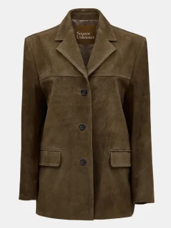 Frauen Source Unknown Zubehör<Hailey Lammfell-Blazer, Pekannuss