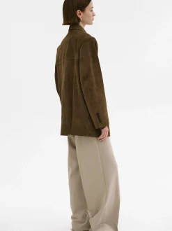 Frauen Source Unknown Zubehör<Hailey Lammfell-Blazer, Pekannuss