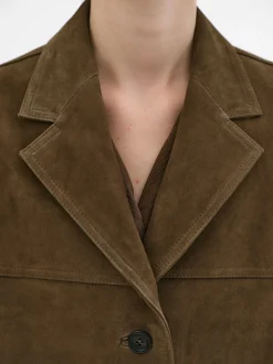 Frauen Source Unknown Zubehör<Hailey Lammfell-Blazer, Pekannuss