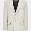Frauen Source Unknown Zubehör<Hayk Ubergroser Boyfriend-Blazer, Creme