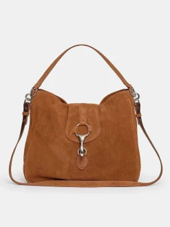 Frauen Source Unknown Kleidung<Hobo-Tasche Aus Wildleder, Kupfer