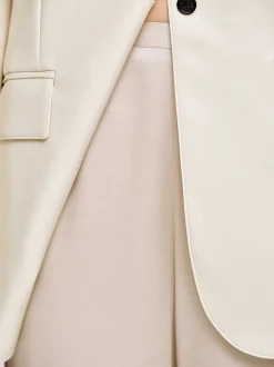 Frauen Source Unknown Zubehör<Hose Aus Satin-Krepp, Champagner