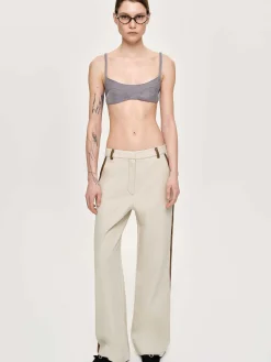 Frauen Source Unknown Koordinaten<Hose Mit Lederbesatz, Canvas