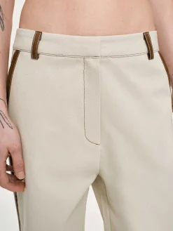 Frauen Source Unknown Koordinaten<Hose Mit Lederbesatz, Canvas