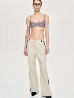 Frauen Source Unknown Unterteile<Hose Mit Lederbesatz, Canvas