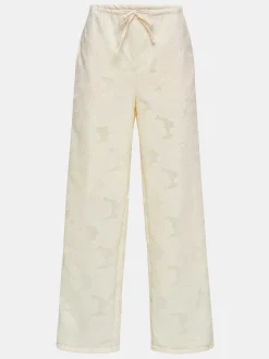 Frauen Source Unknown Kleidung<Jacquardhose Mit Kordelzug, Elfenbein