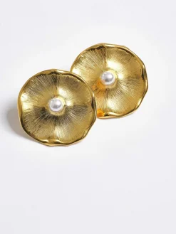 Frauen Source Unknown Kleidung<Jardin-Ohrstecker, Gold