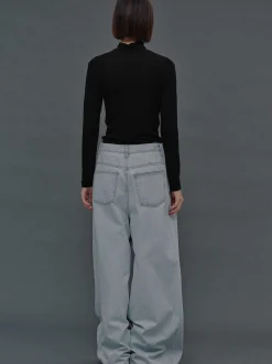 Frauen Source Unknown Denim<Jeans In Ubergrose, Hellblaue Waschung