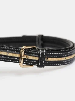 Frauen Source Unknown Schuhe & Taschen<Kleine Gurteltasche Aus Raffiabast, Natur