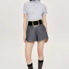 Frauen Source Unknown Zubehör<Kunstledershorts, Fossil Grey