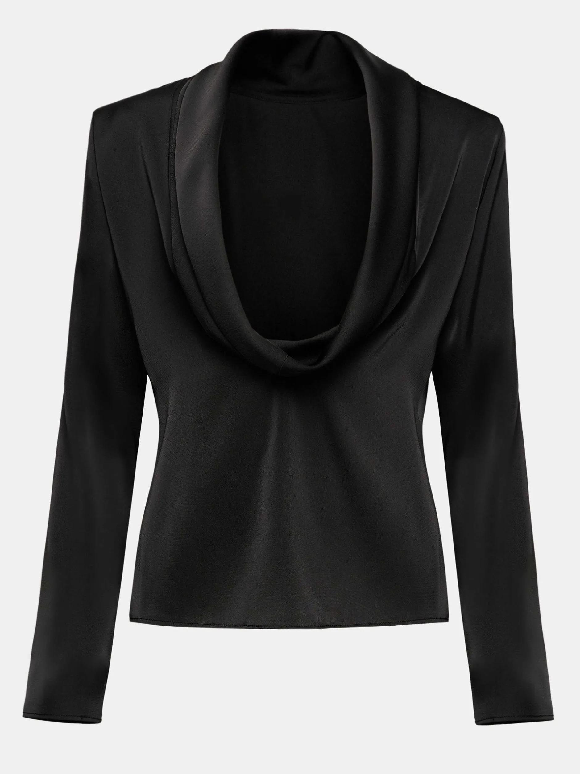 Frauen Source Unknown Kleidung<Leiva Bluse Mit Wasserfallausschnitt, Schwarz