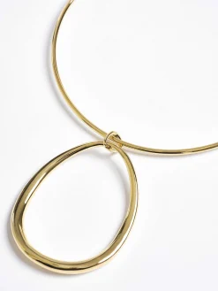 Frauen Source Unknown Zubehör<Loop-Halsband, Gold