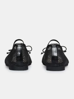Frauen Source Unknown Schuhe & Taschen<Mary Jane Mesh-Ballerinas, Schwarz