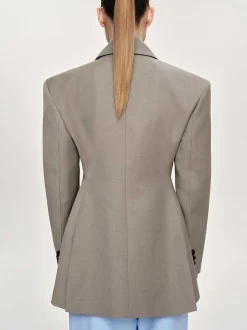 Frauen Source Unknown Kleidung<Messi Zweireiher-Blazer, Dune