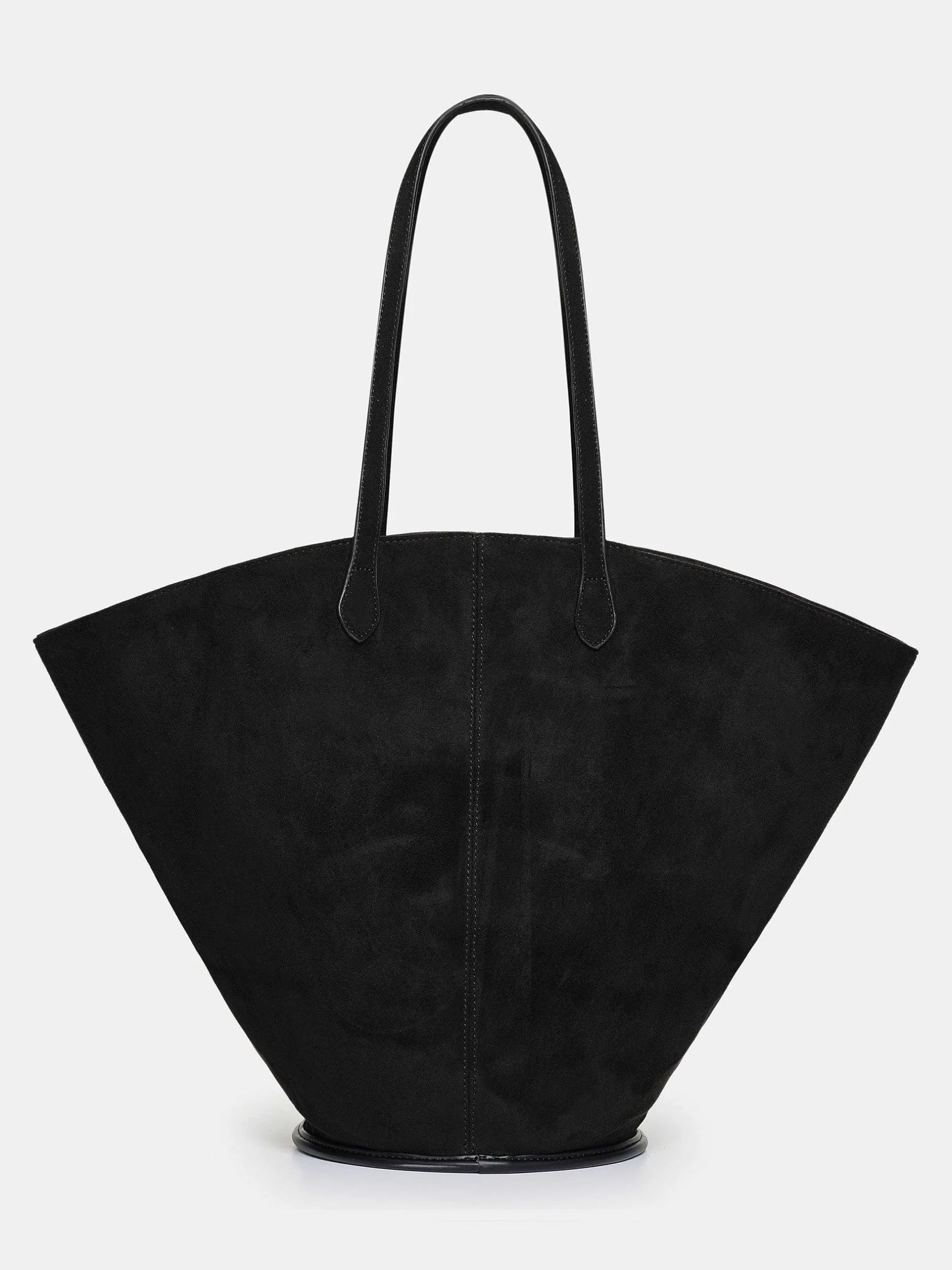 Frauen Source Unknown Schuhe & Taschen<Mittelgrose Wildledertasche, Schwarz