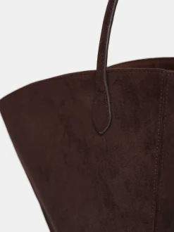 Frauen Source Unknown Kleidung<Mittelgrose Wildledertasche, Toffee