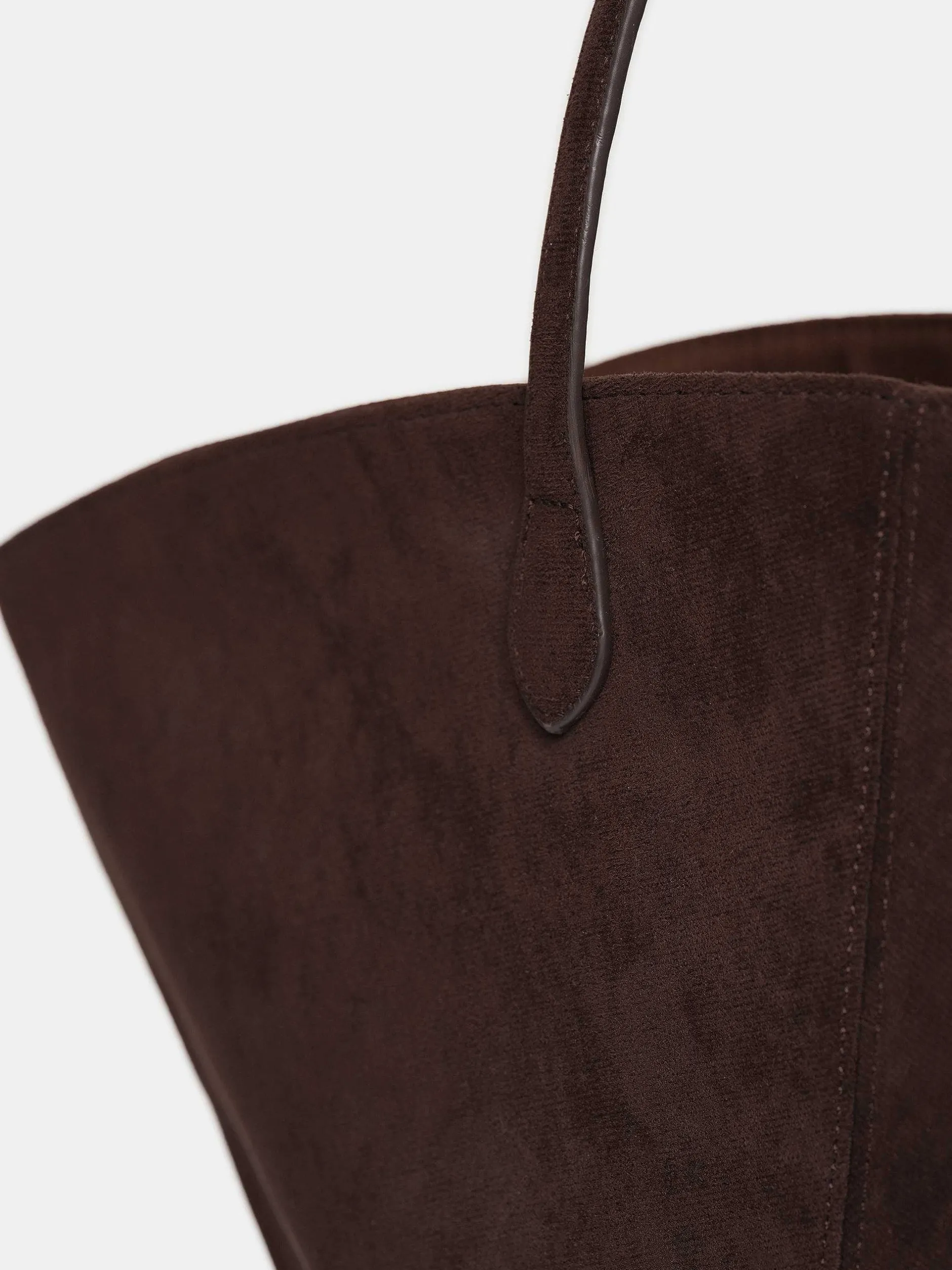 Frauen Source Unknown Schuhe & Taschen<Mittelgrose Wildledertasche, Toffee