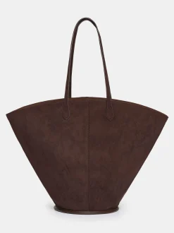 Frauen Source Unknown Schuhe & Taschen<Mittelgrose Wildledertasche, Toffee