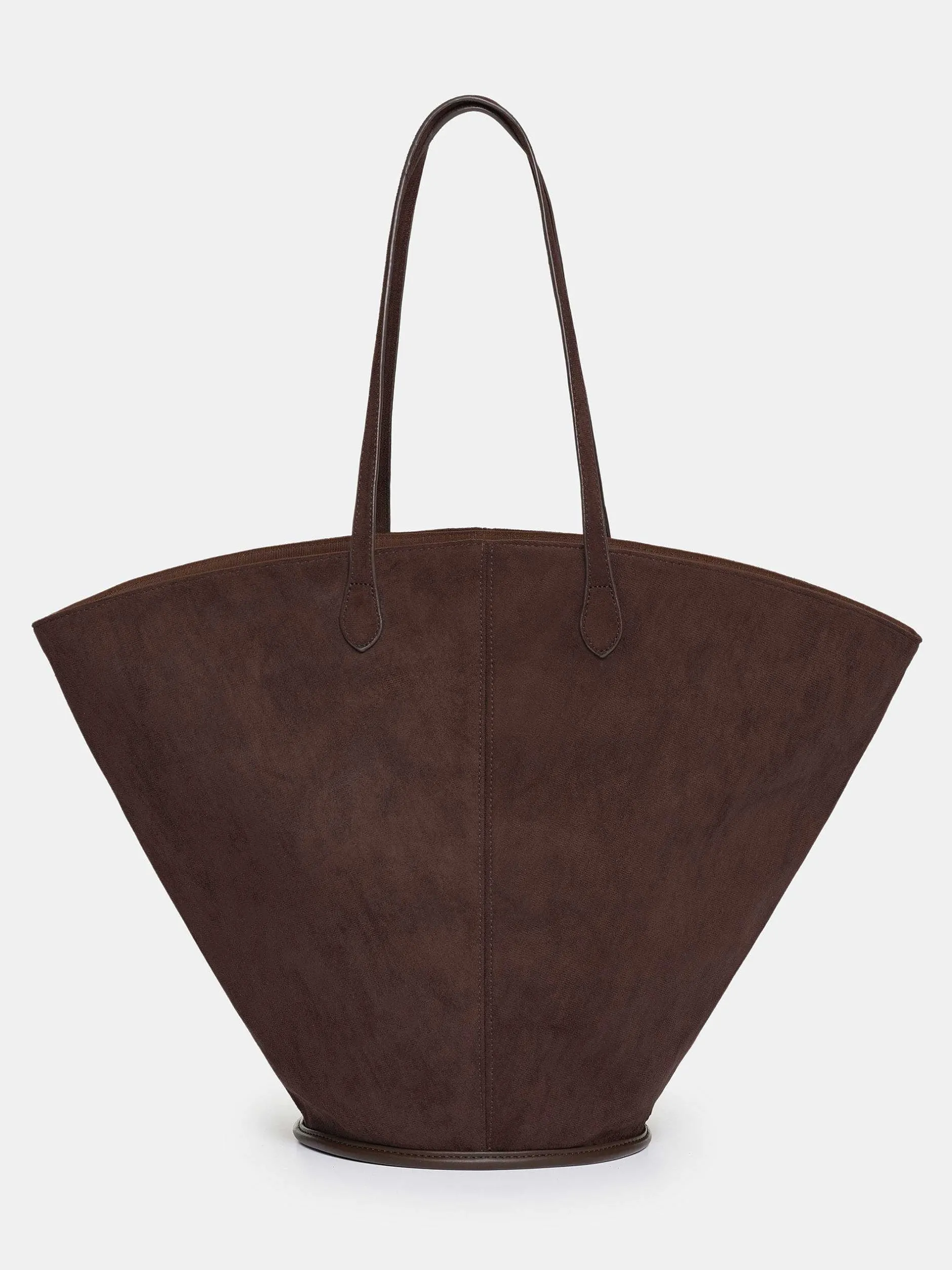 Frauen Source Unknown Schuhe & Taschen<Mittelgrose Wildledertasche, Toffee