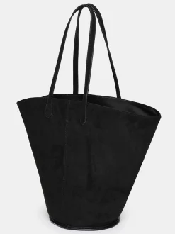 Frauen Source Unknown Kleidung<Mittelgrose Wildledertasche, Schwarz