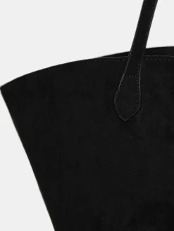 Frauen Source Unknown Kleidung<Mittelgrose Wildledertasche, Schwarz