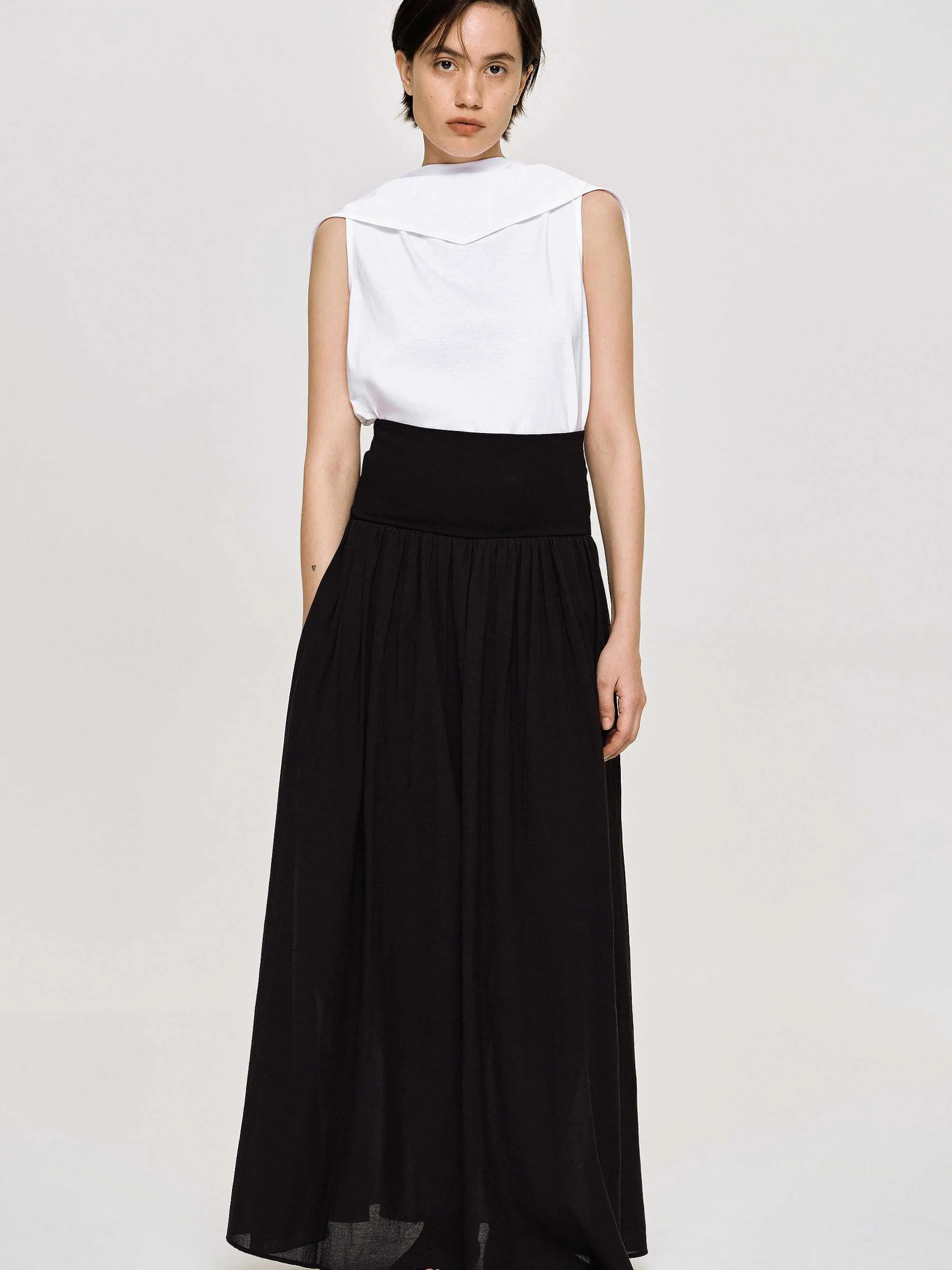 Frauen Source Unknown Unterteile<Ocelia Maxirock Mit Tiefer Taille, Schwarz
