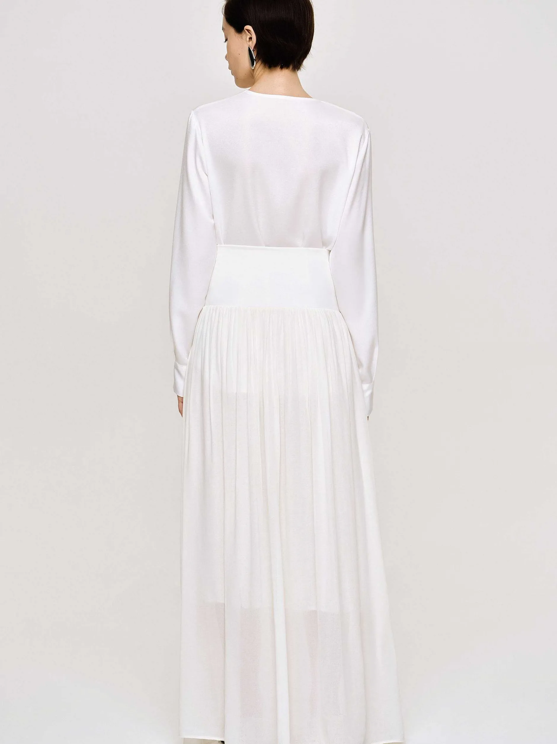 Frauen Source Unknown Kleidung<Ocelia Maxirock Mit Tiefer Taille, Weis