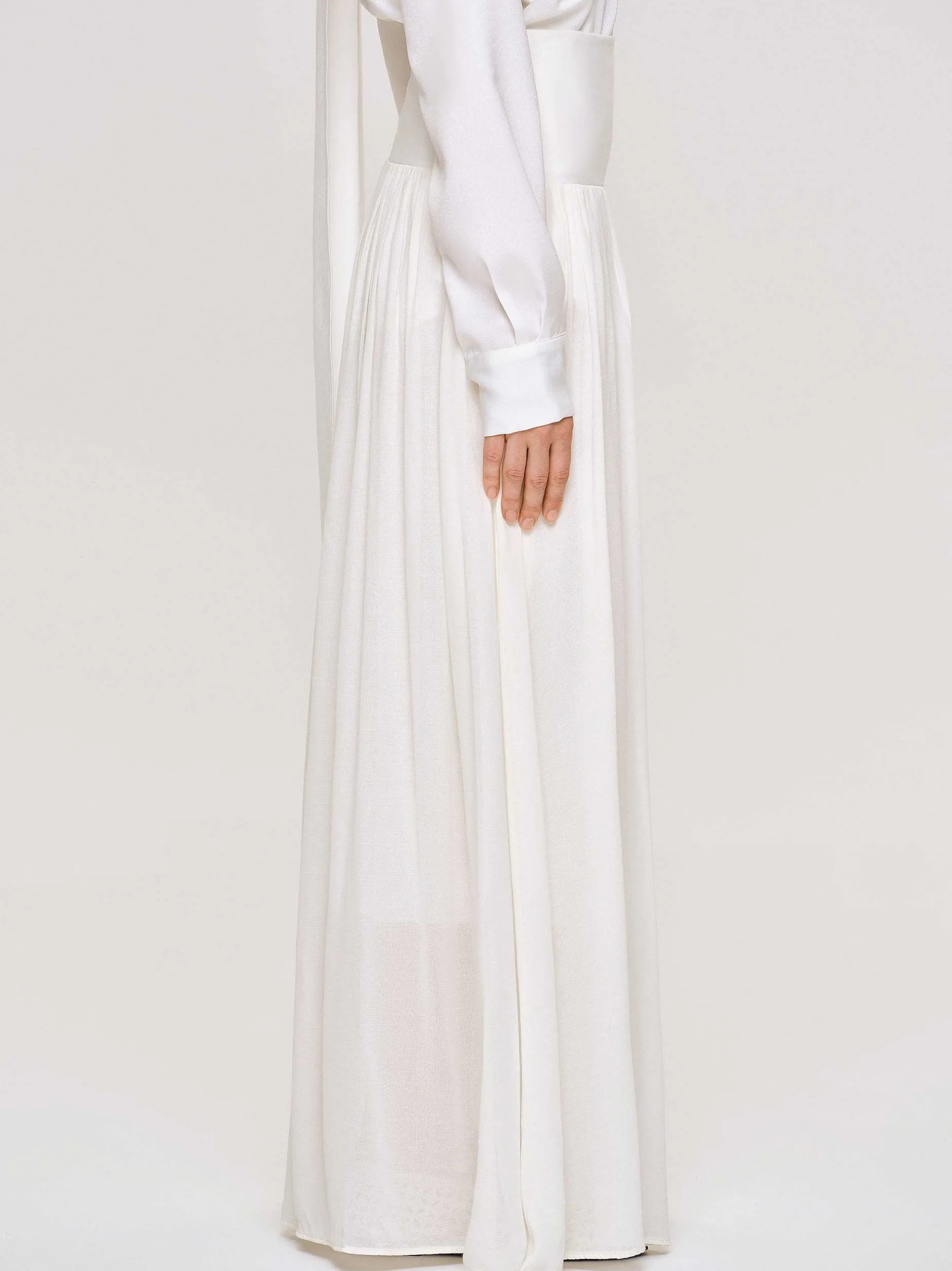 Frauen Source Unknown Unterteile<Ocelia Maxirock Mit Tiefer Taille, Weis