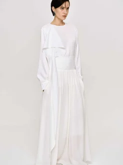 Frauen Source Unknown Unterteile<Ocelia Maxirock Mit Tiefer Taille, Weis